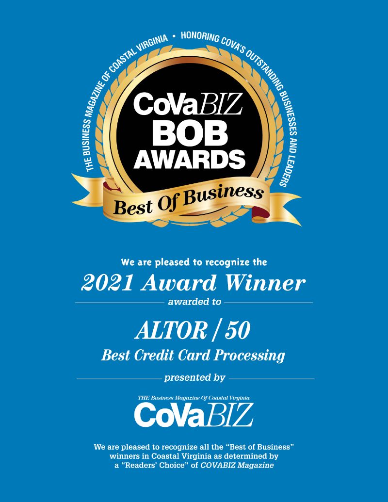 COVA BIZ Best of Business award, 2021